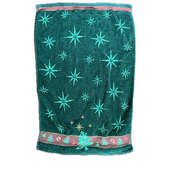 10-Piece Green Christmas Towel Set - Picture 5 of 13